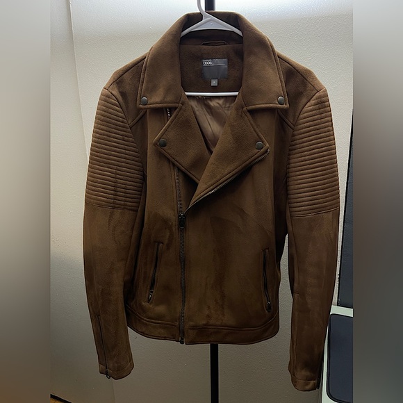 ASOS biker brown jacket - Picture 1 of 3